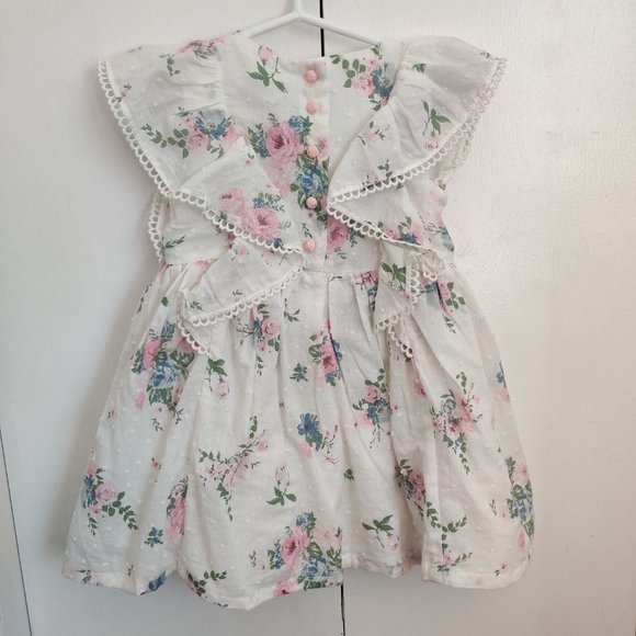Floral Toddler Dress - Picture 6 of 7
